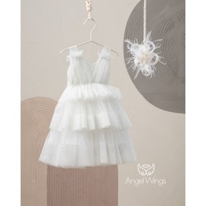 Βαπτιστικό Φόρεμα Carmen | Angel Wings 266